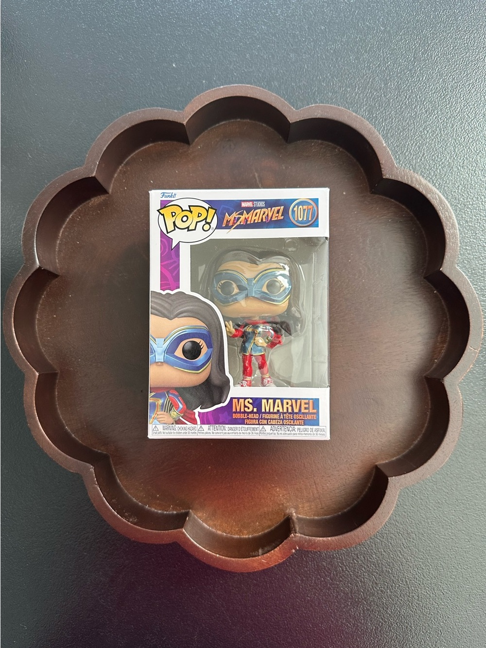 Funko POP! Marvel Studios Ms. Marvel Bobblehead Box #1077